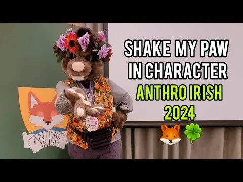 Shake my Paw in Character – Anthro Irish 2024