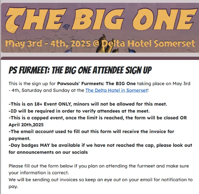 The Big One Reg Open