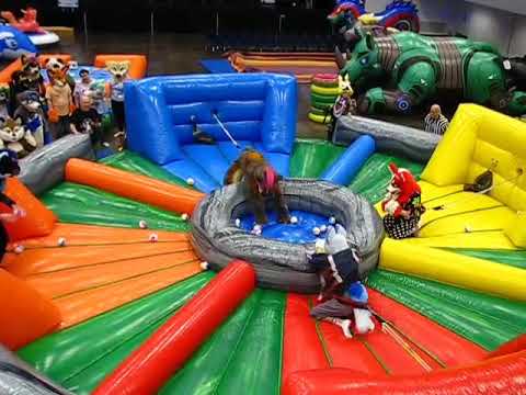 Fursuit games at Get Out The Float 2025