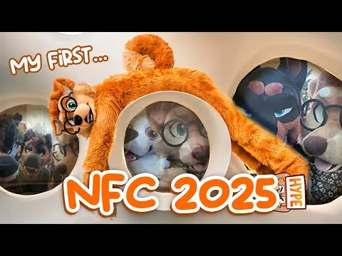 My first BIG furry convention in europe NordicFuzzCon 2025
