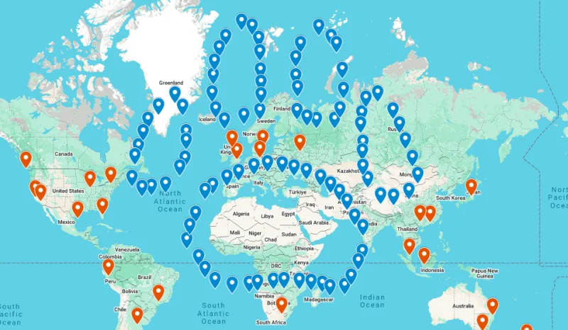 Zeldstarro’s furry event maps – A tool for travel planning and learning about history