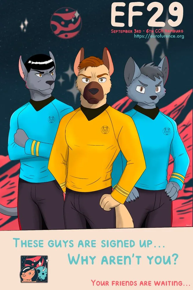Cool Eurofurence 2025 Poster