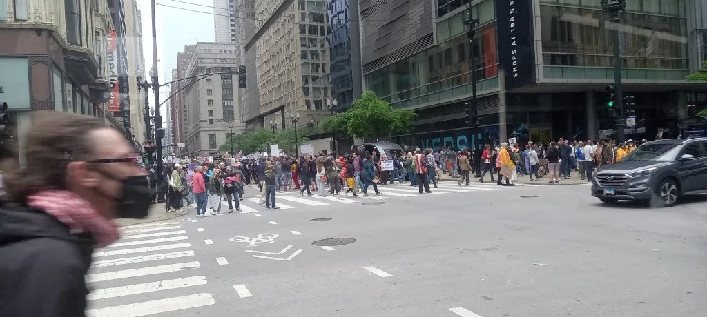 “No Kings” Rally Chicago