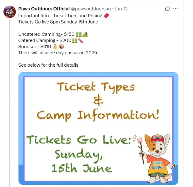 Paws Outdoors Update