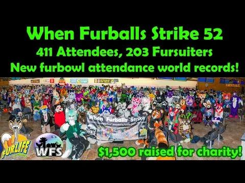 When Furballs Strike 52 – Fursuit Bowling World Record Meet