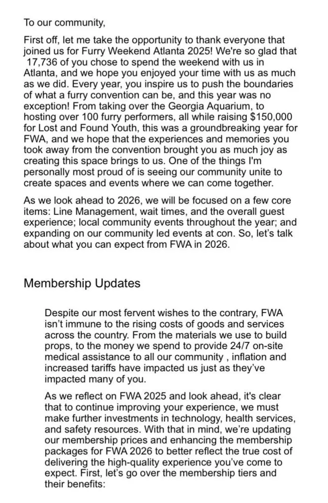 A Letter From Ranan, FWA’s CEO