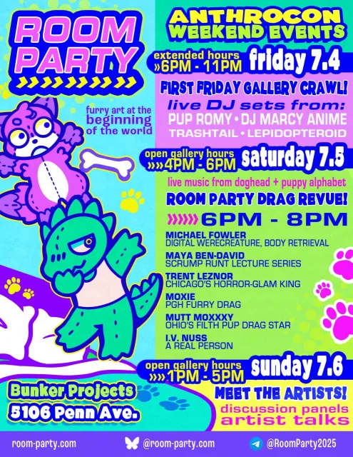 Pittsburgh art gallery Bunker Projects hosts furry exhibit until July 20th