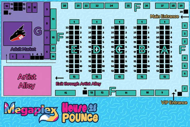 Megaplex 2025 Dealers Directory and Map