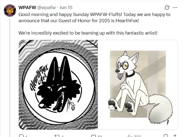WPAFW Guest of Honor – Hearth Fox