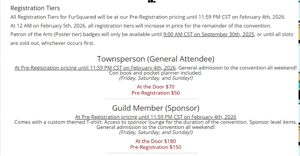 Fur Squared 2026 Reg Open