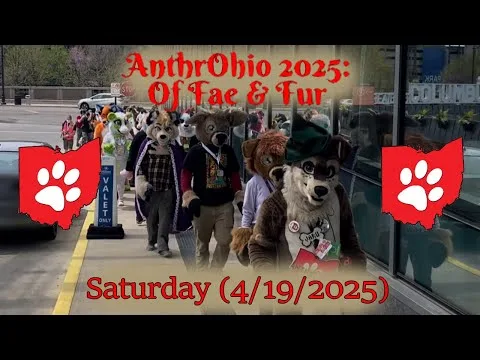 The First Fursuit Parade and Fursuit Dance Finals! | Saturday (4/19/2025) | AnthrOhio 2025