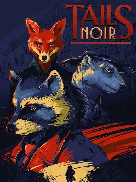 Tails Noir (aka Backbone) – A crafted visual story of a raccoon PI in over his head
