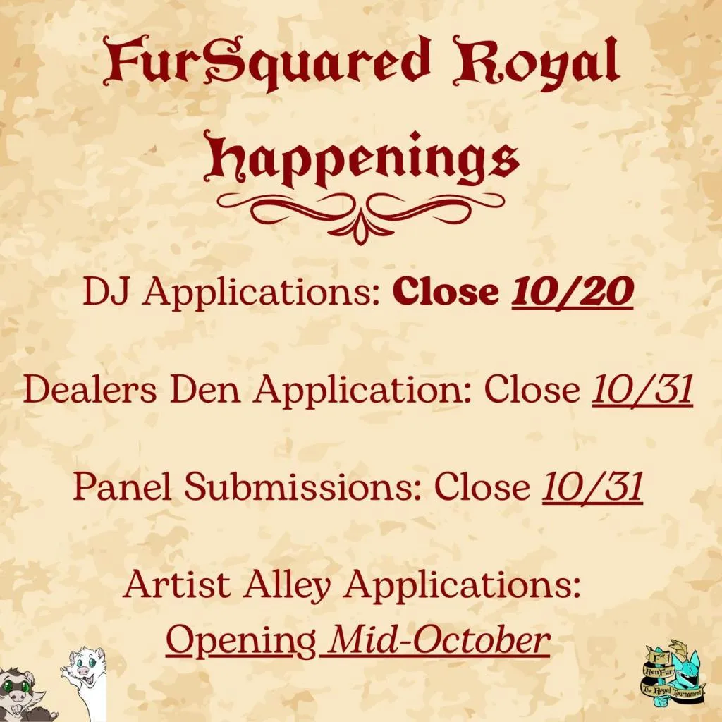 Fur Squared 2026 Important Dates