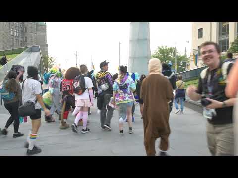 Canfurence 2025 Fursuit Walk