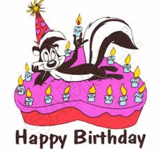Birthday Greetings, Pepe Le Pew!