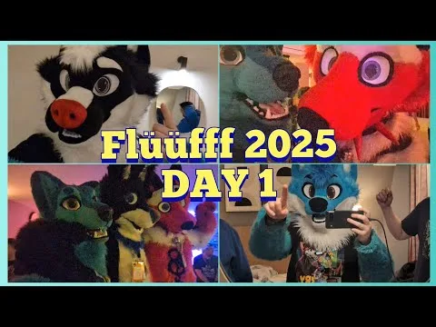 Flüüfff 2025| DAY 1| Goofing off at a furry con!