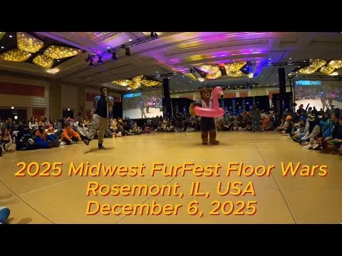 2025 Midwest FurFest Floor Wars – Main Stage All Battles