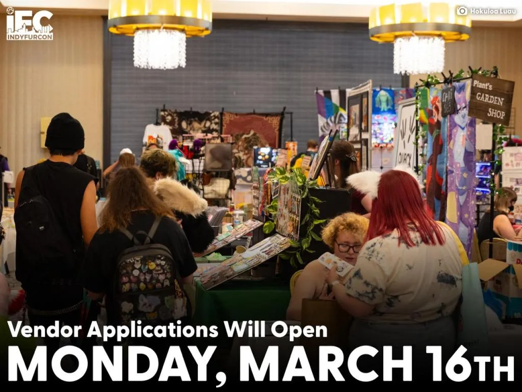 Indy Fur Con Opens Vendor Apps. March 16