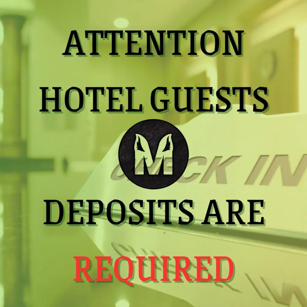 Megaplex Hotel Room Deposits