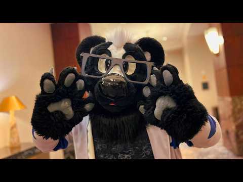 Joseph Skunk wanders around at FurSquared 2026