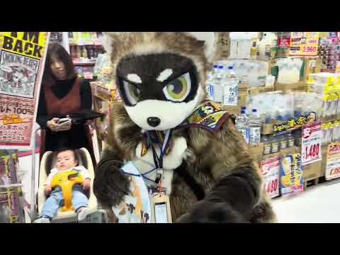 Japan Meeting of Furries 2026 Fursuit Parade inside of MEGA Don Quixote Toyohashi