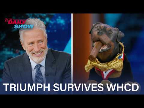 Triumph The Insult Comic Dog’s Heroism at the White House Correspondents’ Dinner | The Daily Show