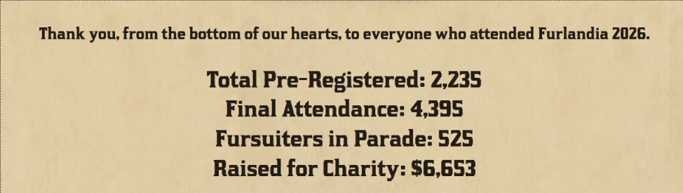 Furlandia Attendance Doubled