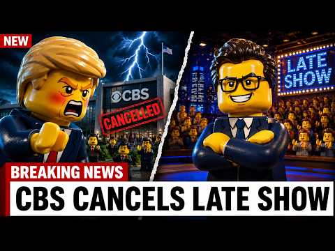 Trump Silenced Colbert’s Show — But His Last Night Broke the Internet | LEGO Animation