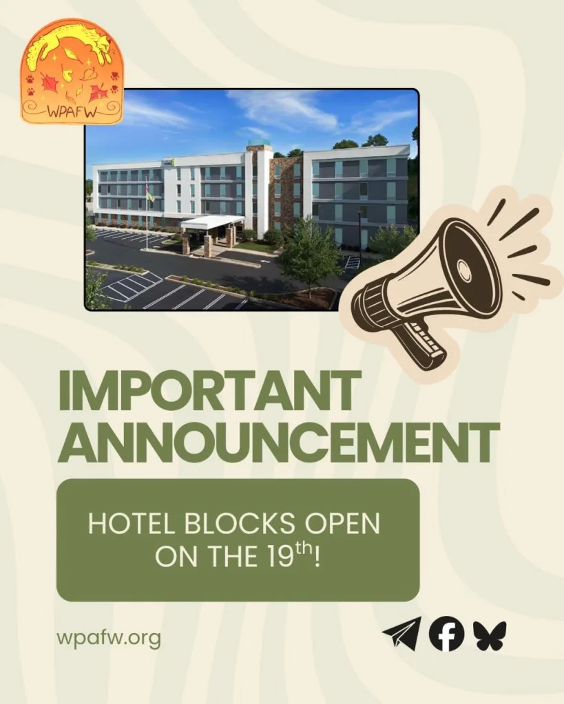 WPAFW 2026 Hotel Block Opens 6-19