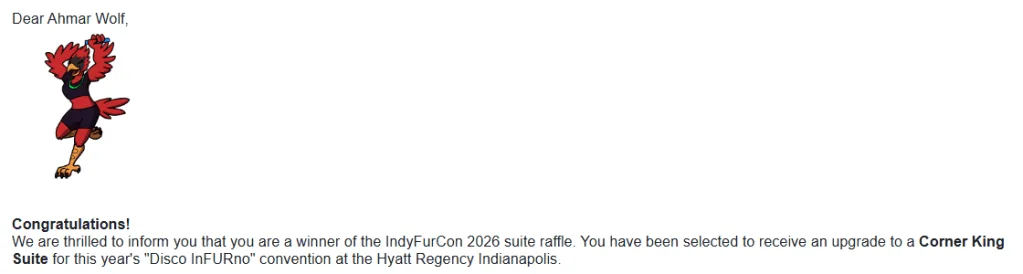 I Won IFC’s Room Raffle