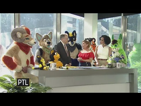 Shake your tail and move your feet, the Anthrocon furries are here!